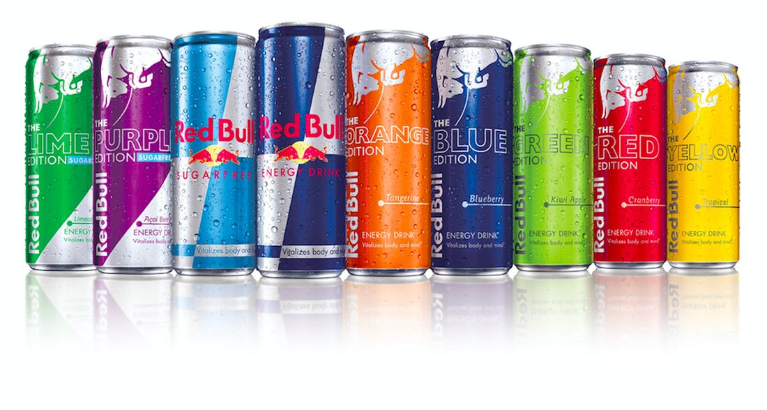 Red Bull product range